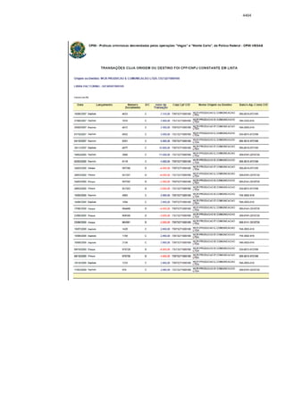 Relatório CPMI do Cachoeira parte 2