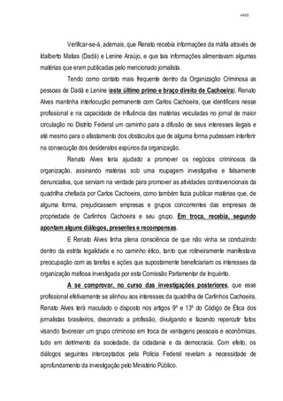 Relatório CPMI do Cachoeira parte 2