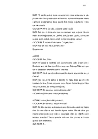 Relatório CPMI do Cachoeira parte 2