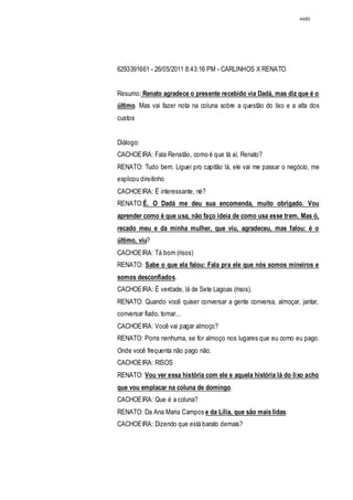 Relatório CPMI do Cachoeira parte 2