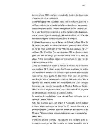 Relatório CPMI do Cachoeira parte 2