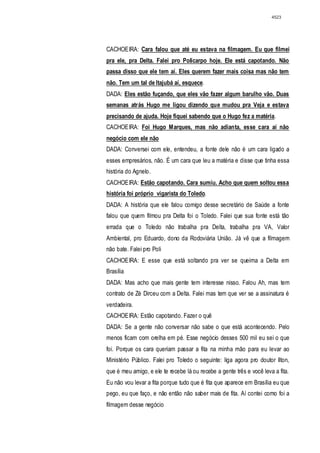 Relatório CPMI do Cachoeira parte 2