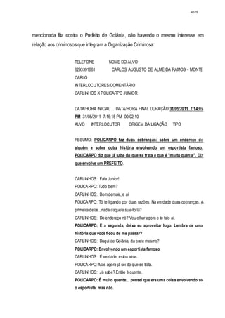 Relatório CPMI do Cachoeira parte 2