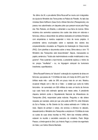 Relatório CPMI do Cachoeira parte 2