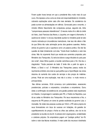 Relatório CPMI do Cachoeira parte 2