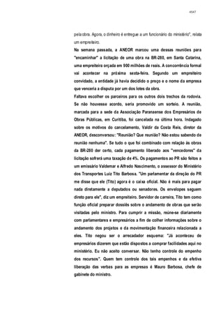 Relatório CPMI do Cachoeira parte 2