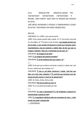 Relatório CPMI do Cachoeira parte 2