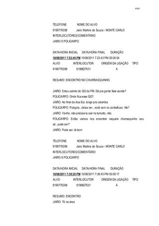 Relatório CPMI do Cachoeira parte 2