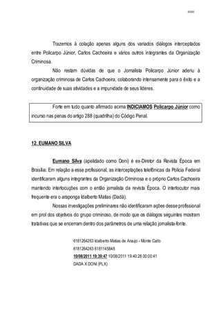 Relatório CPMI do Cachoeira parte 2