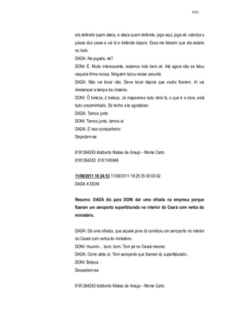 Relatório CPMI do Cachoeira parte 2