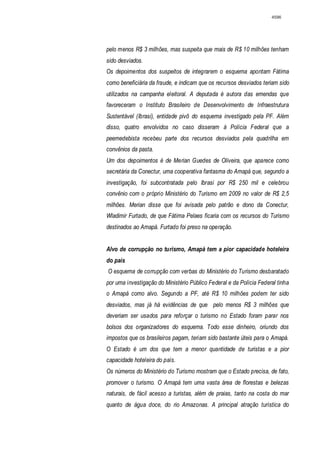 Relatório CPMI do Cachoeira parte 2