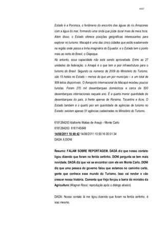 Relatório CPMI do Cachoeira parte 2