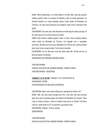 Relatório CPMI do Cachoeira parte 2