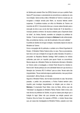 Relatório CPMI do Cachoeira parte 2