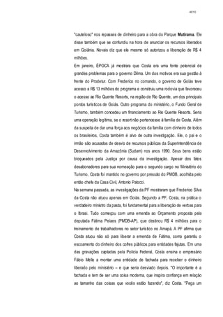 Relatório CPMI do Cachoeira parte 2