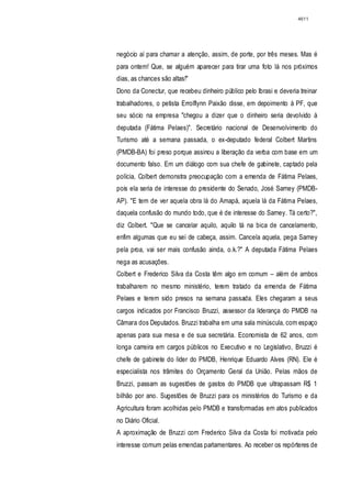 Relatório CPMI do Cachoeira parte 2