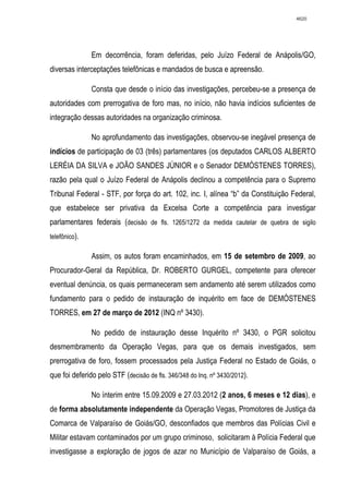 Relatório CPMI do Cachoeira parte 2