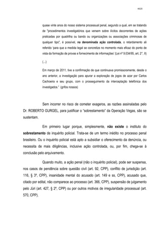 Relatório CPMI do Cachoeira parte 2