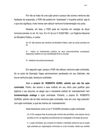 Relatório CPMI do Cachoeira parte 2