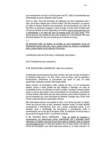 Relatório CPMI do Cachoeira parte 2