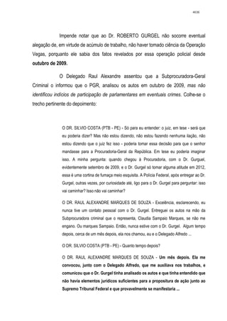 Relatório CPMI do Cachoeira parte 2