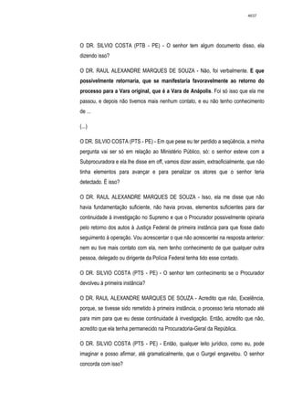 Relatório CPMI do Cachoeira parte 2