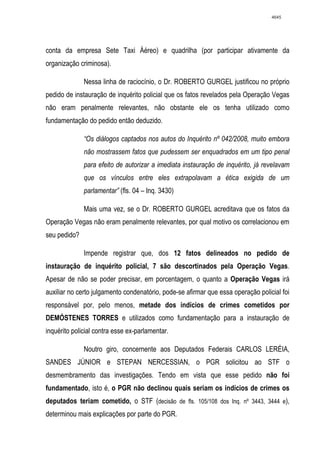 Relatório CPMI do Cachoeira parte 2