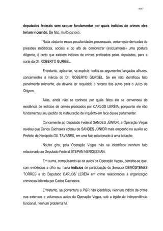 Relatório CPMI do Cachoeira parte 2