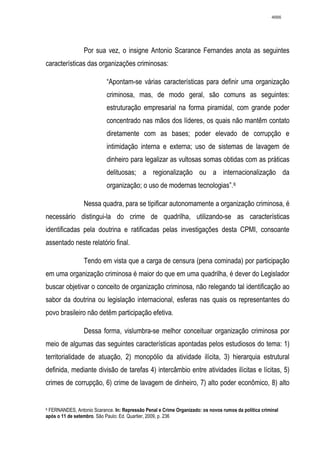 Relatório CPMI do Cachoeira parte 2