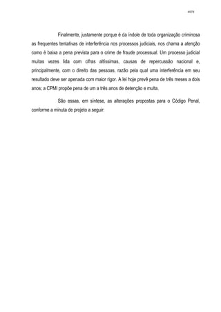 Relatório CPMI do Cachoeira parte 2