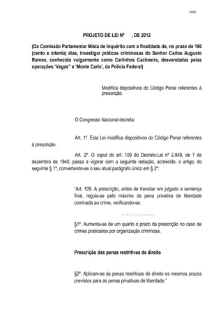 Relatório CPMI do Cachoeira parte 2