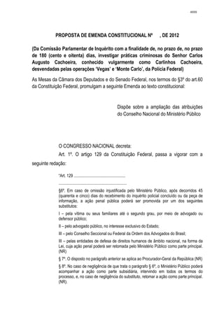 Relatório CPMI do Cachoeira parte 2