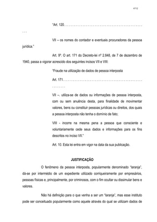 Relatório CPMI do Cachoeira parte 2