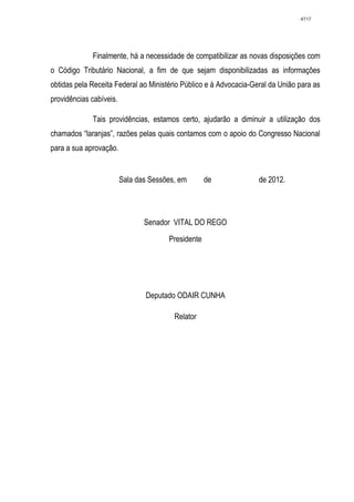 Relatório CPMI do Cachoeira parte 2