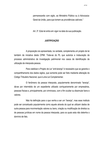 Relatório CPMI do Cachoeira parte 2