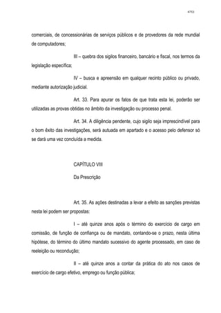Relatório CPMI do Cachoeira parte 2