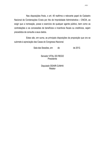 Relatório CPMI do Cachoeira parte 2