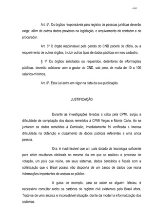 Relatório CPMI do Cachoeira parte 2