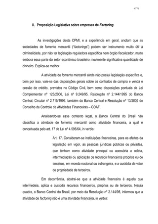 Relatório CPMI do Cachoeira parte 2