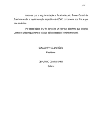 Relatório CPMI do Cachoeira parte 2