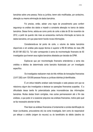 Relatório CPMI do Cachoeira parte 2