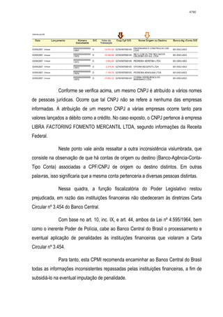 Relatório CPMI do Cachoeira parte 2