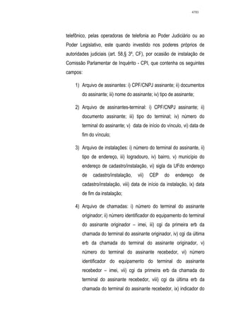 Relatório CPMI do Cachoeira parte 2