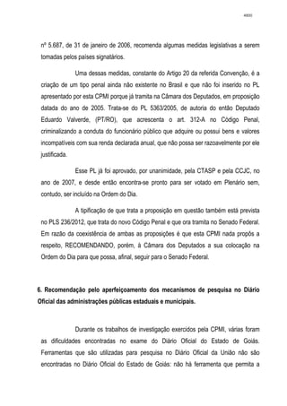 Relatório CPMI do Cachoeira parte 2