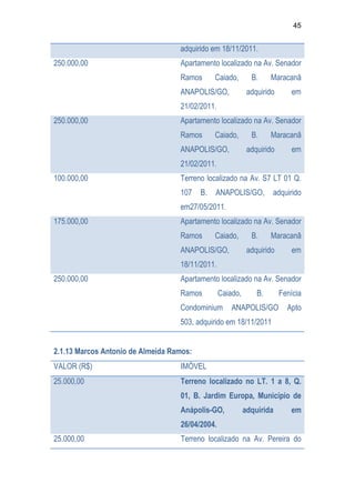 Relatório CPMI do Cachoeira parte 2