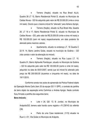 Relatório CPMI do Cachoeira parte 2