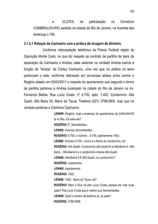 Relatório CPMI do Cachoeira parte 2