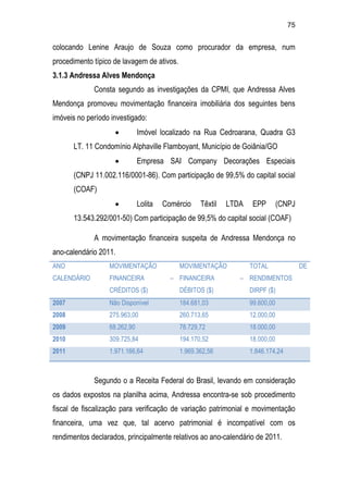 Relatório CPMI do Cachoeira parte 2