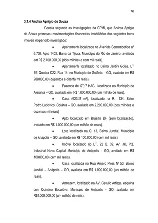 Relatório CPMI do Cachoeira parte 2