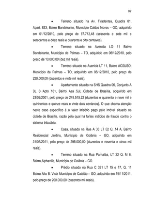 Relatório CPMI do Cachoeira parte 2